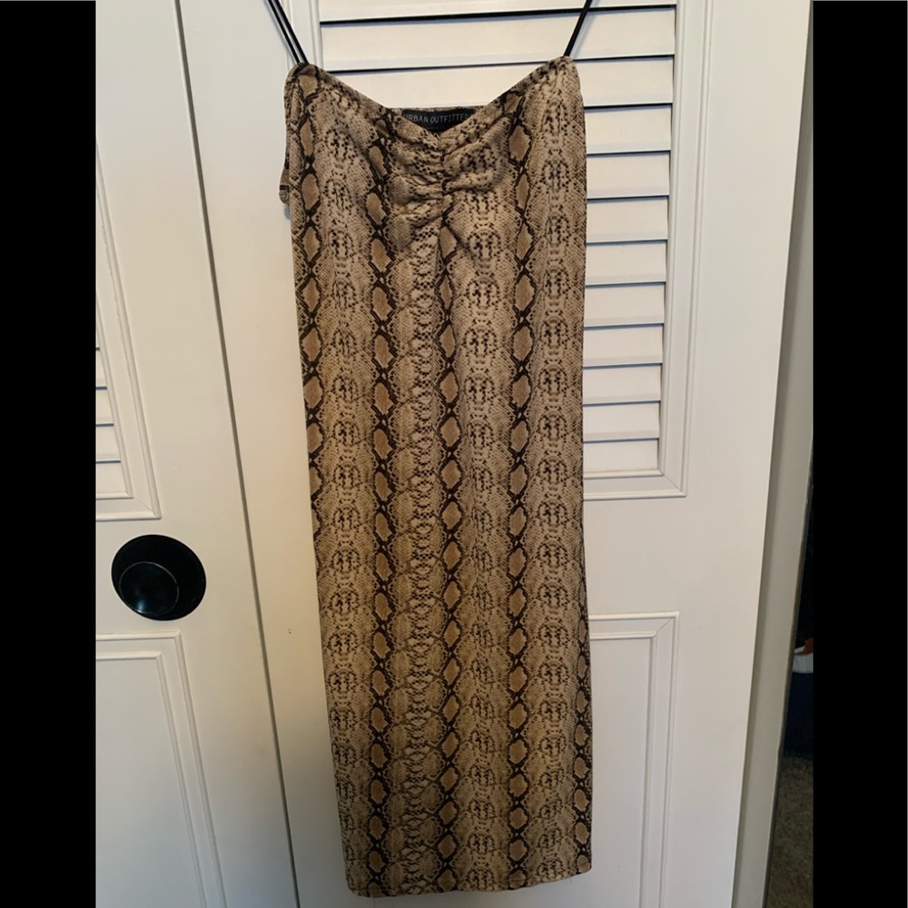 XS Urban Outfitters snake print dress